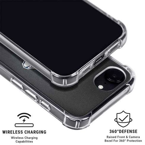 NHL Nashville Predators Black Background iPhone 16e Clear Case